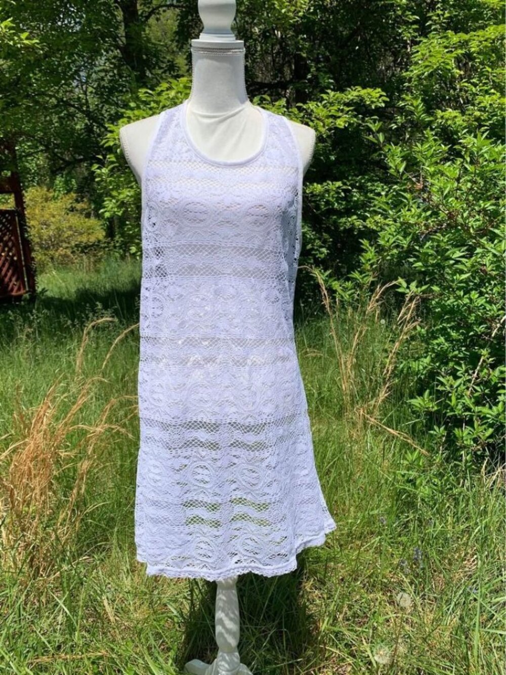 NWT Westloop White Lace Swimsuit Cover Up Dress Size Large/XL Womens